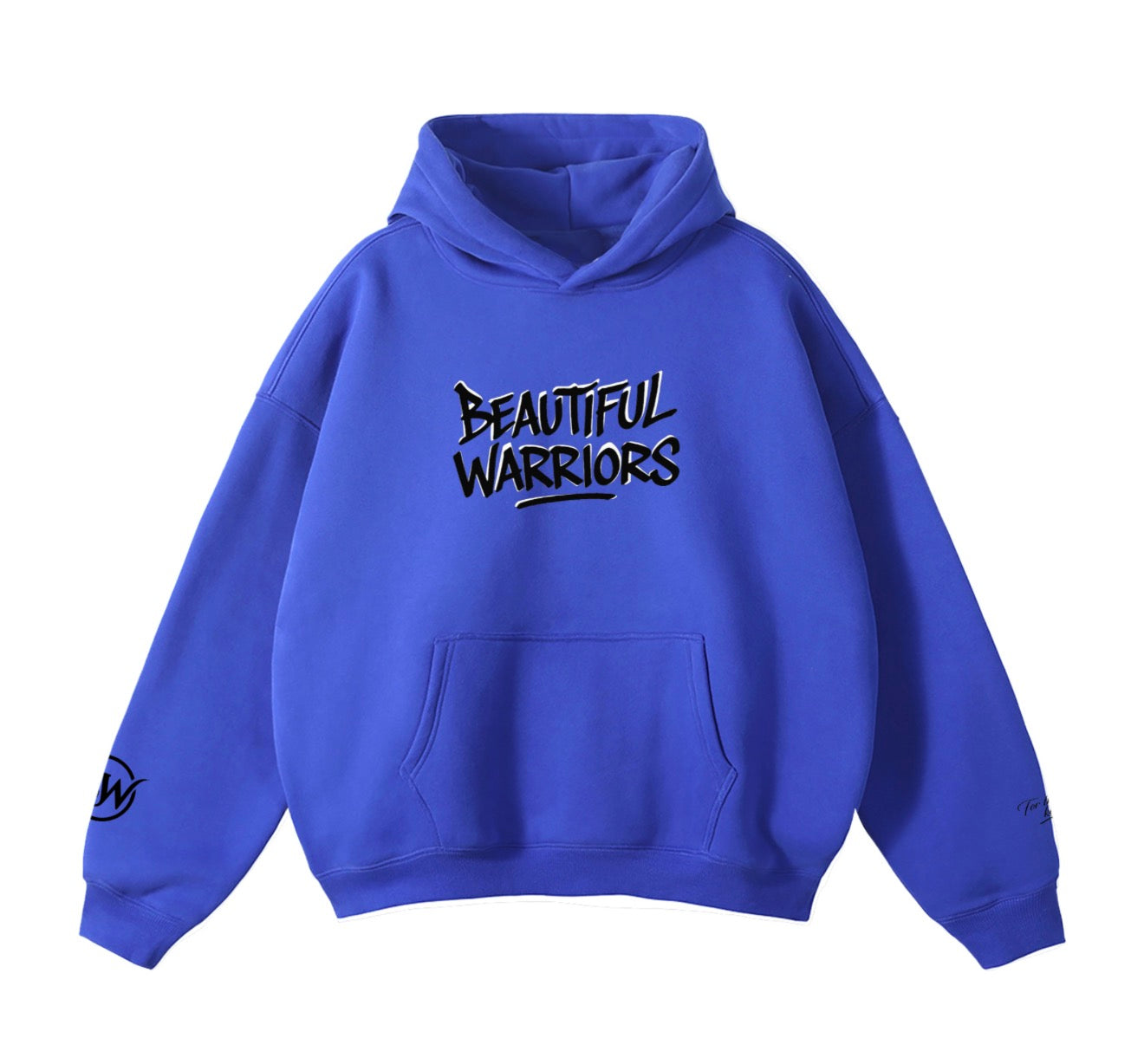 LIMITED EDITION BW OVERSIZED FLEECE HOODIE (Made it through yesterday that matters)