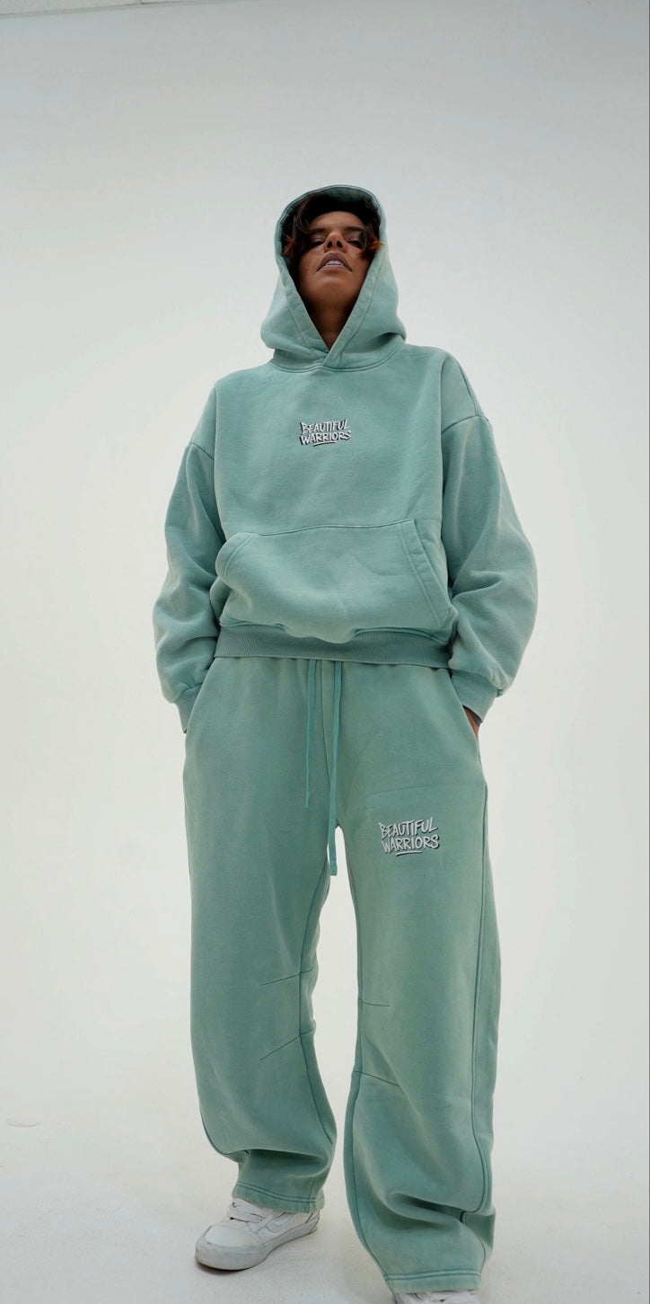 BW Unisex Vintage Wash Boxy Fleece Sweatpants