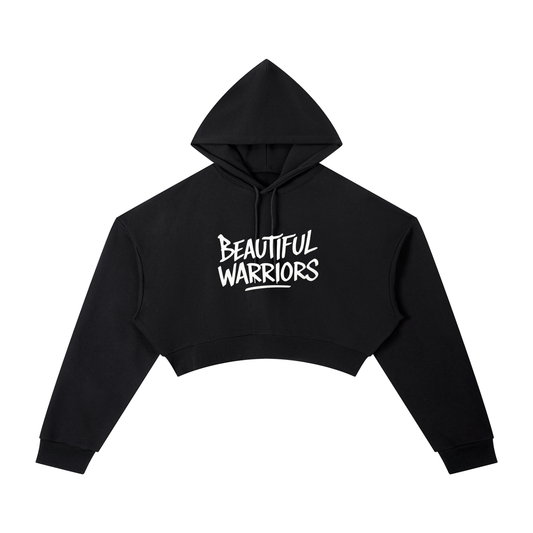 BW Cropped Hoodie (Back BW logo)