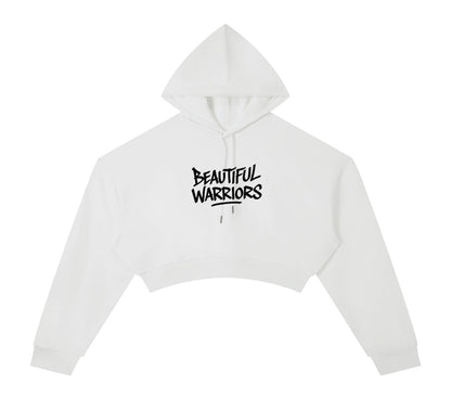 BW Cropped Hoodie (Back BW logo)