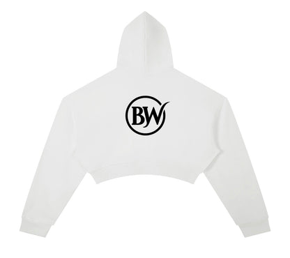 BW Cropped Hoodie (Back BW logo)