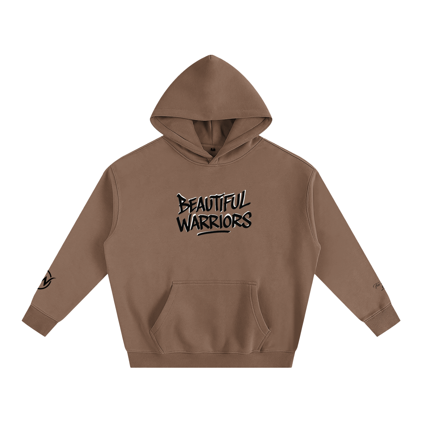 LIMITED EDITION BW OVERSIZED FLEECE HOODIE (Made it through yesterday that matters)
