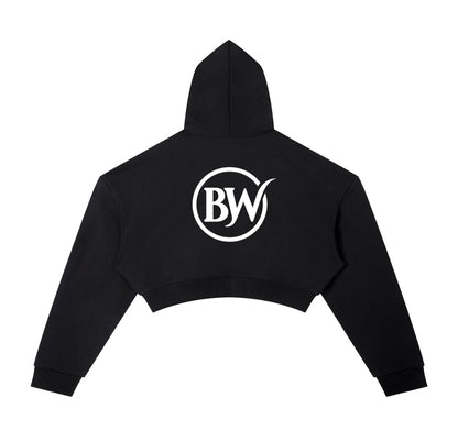 BW Cropped Hoodie (Back BW logo)