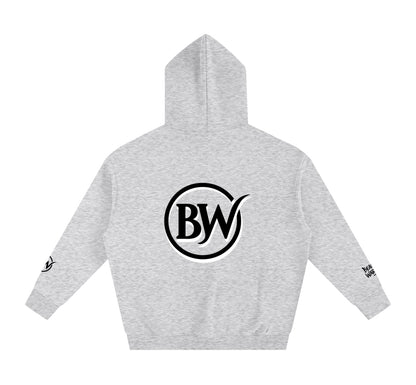 Special Edition BW Oversized Fleece Hoodie (For those who keep going) (Back BW Logo)