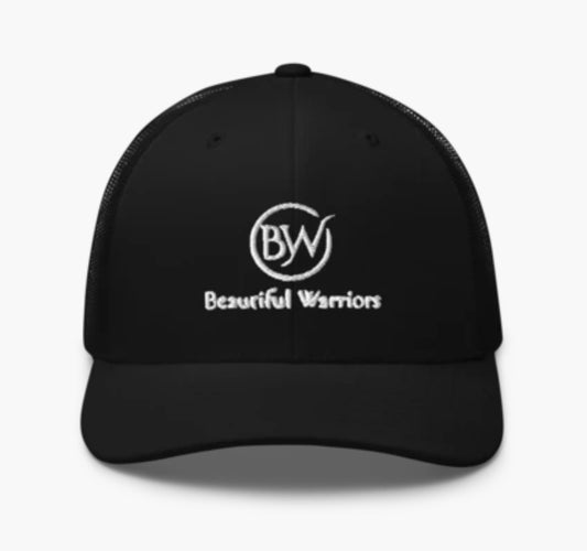 BW FULL LOGO TRUCKER HAT BLACK