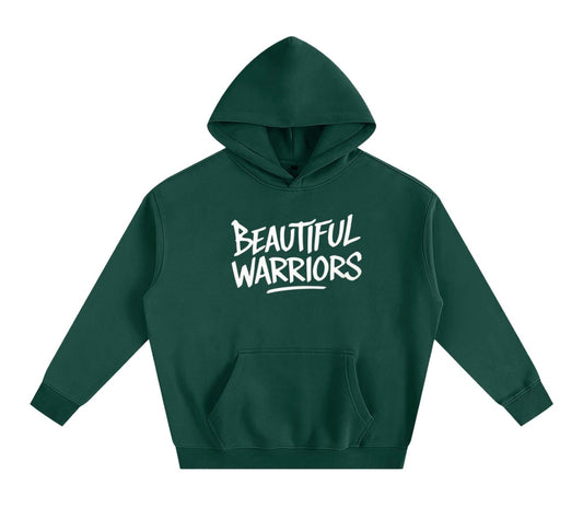 BW Oversize Fleeced Hoodie (BW LOGO BACK)