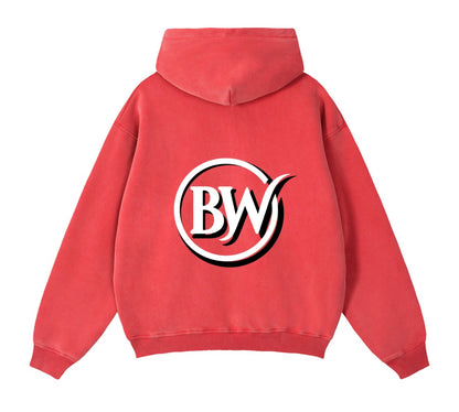 BW Zip-Through Boxy Fleece Hoodie