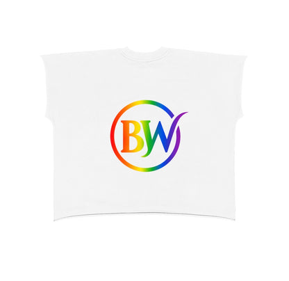 BW  Raw Edge Boxy Non-Shrink T-Shirt (PRIDE EDITION)
